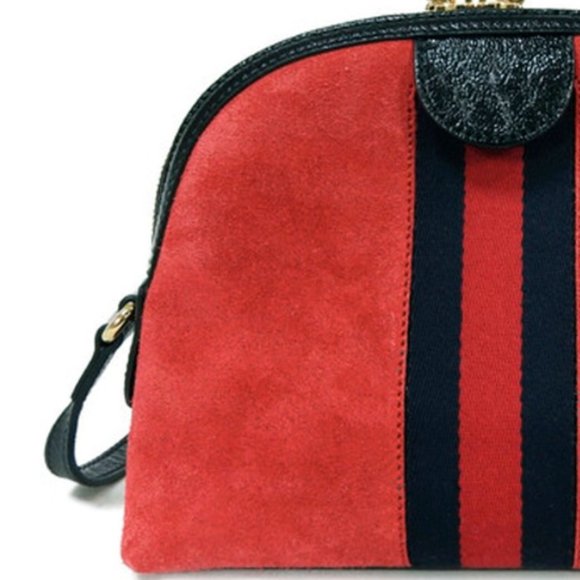 GUCCI  Red Velvet Bag - Picture 2 of 3